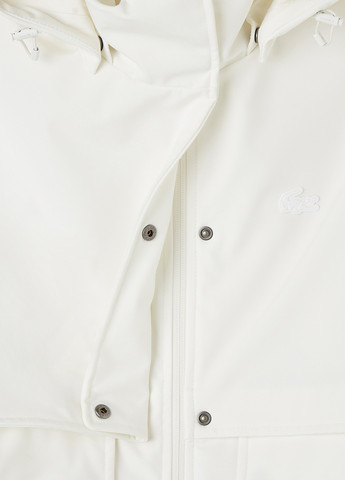Біла демісезонна куртка Lacoste