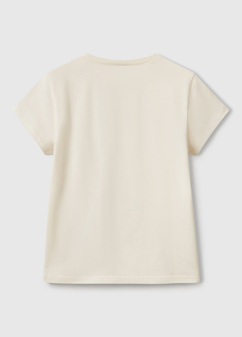 Кремовая летняя футболка United Colors of Benetton