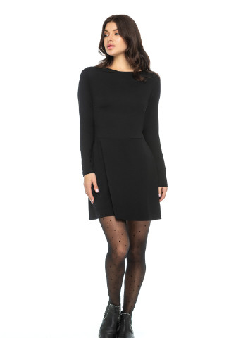 Чорна кежуал сукня Comease однотонна