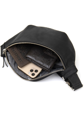 Бананка поясна унісекс вінтажна 25,5х12,5х7 см Grande Pelle (252416146)