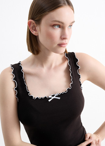 Чорна кежуал сукня сукня-майка C&A однотонна