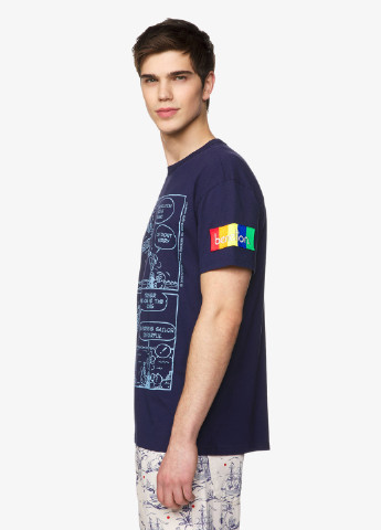 Синяя футболка United Colors of Benetton