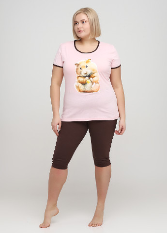 Комбинированная всесезон пижама (футболка, бриджи) футболка + бриджи Трикомир
