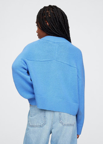 Голубой демисезонный пуловер пуловер Gap