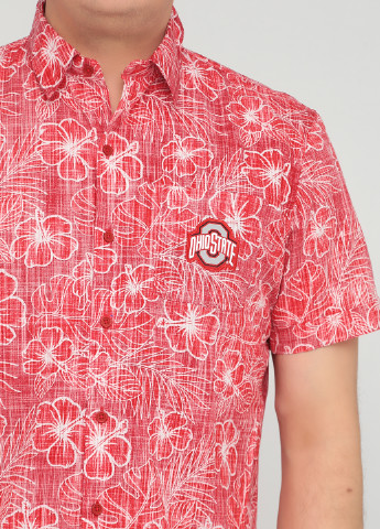 Красная кэжуал рубашка с цветами OHIO