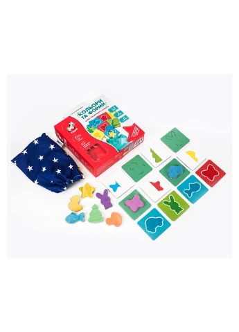 Дерев'яні фігурки в мішку Кольори та форми Vladi toys ZB2001-01 (255292251)