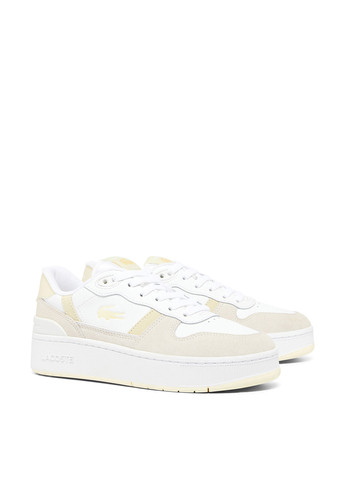 Кроссовки Lacoste T Clip Platform белые демисезоны (363646879)