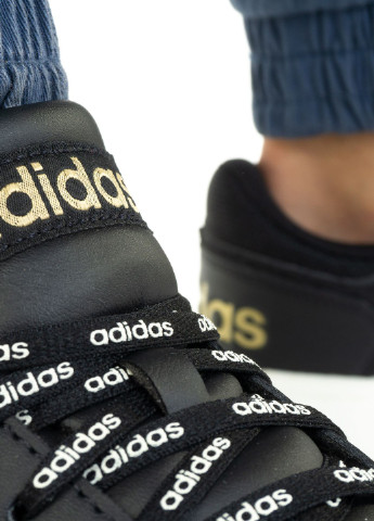Черные демисезонные кроссовки hoops 2.0 m gz7968 adidas