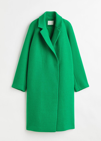 Зелене демісезонне Пальто однобортне H&M