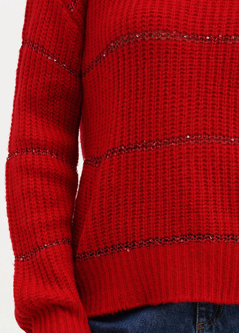 Красный демисезонный свитер Studio