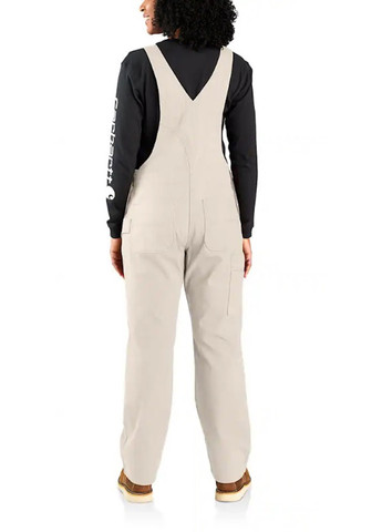 Комбінезон Carhartt комбінезон-брюки однотонний молочний джинсовий джинс, бавовна