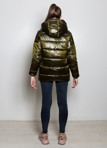 Оливковая (хаки) зимняя куртка O`zona milano