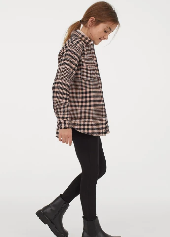Черные кэжуал демисезонные брюки H&M