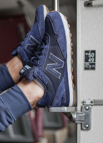 Синие всесезонные кроссовки New Balance NB 515
