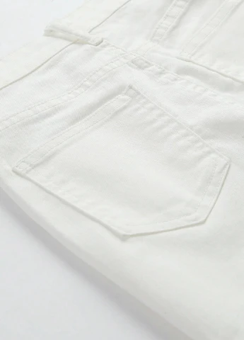 Белые демисезонные скинни джинсы SHEIN