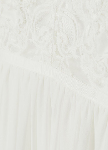Свадебное платье H&M однотонная белая свадебная