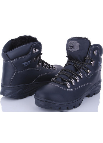 Черные осенние зимние ботинки a353-1 46 черный Navigator