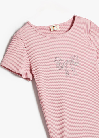 Світло-рожева літня футболка KOTON