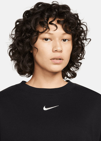 Чорний світшот Nike однотонний без декору (329148505)