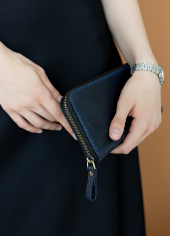 Женское портмоне-клатч ручной работы лавандового цвета из натуральной кожи с легким глянцем Boorbon (253752040)