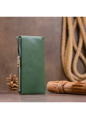 Жіночий шкіряний гаманець 18,5х9х1,5 см st leather (229460970)