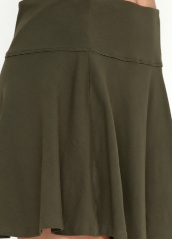 Оливково-зеленая кэжуал однотонная юбка Terranova мини
