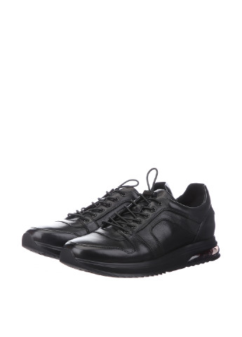 Черные осенние мужские кроссовки Anemone со шнурками