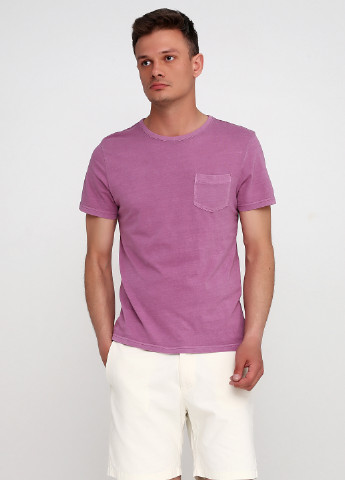 Лиловая футболка с коротким рукавом H&M