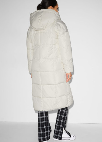 Молочна зимня куртка куртка-пальто C&A