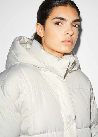 Молочна зимня куртка куртка-пальто C&A