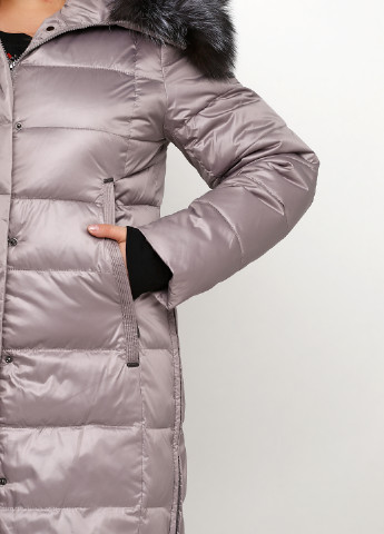 Серо-бежевая зимняя куртка Symonder