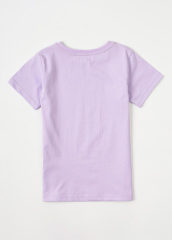 Сиреневая летняя футболка KRAKO