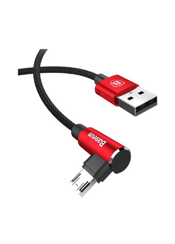Кабель MVP Elbow Type Cable USB for Micro 2A 1M Red (CAMMVP-A09) Baseus MVP Elbow Type Cable Micro USB червона