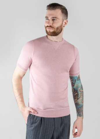 Розовая футболка мужская Arber Crew-neck SS N-AVT-45