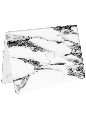 Чохол пластиковий для Apple MacBook Air 13 A1932/A2179/A2337 Чорно-білий мармур (Black and white marble) (9656-2325) MobiPrint (218987568)