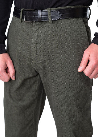 Серо-зеленые зимние брюки Trussardi Jeans