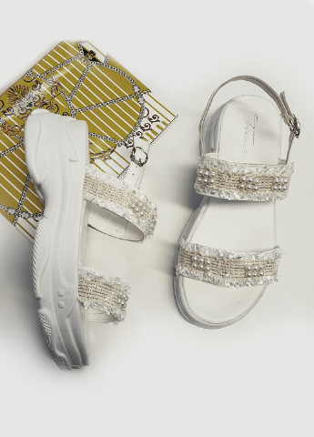 Стильні сандалі з намистинками на платформі 40 Fashion (227990546)