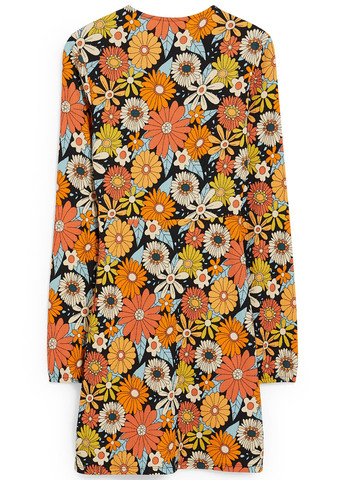 Комбинированное кэжуал платье силуэтная C&A с цветочным принтом