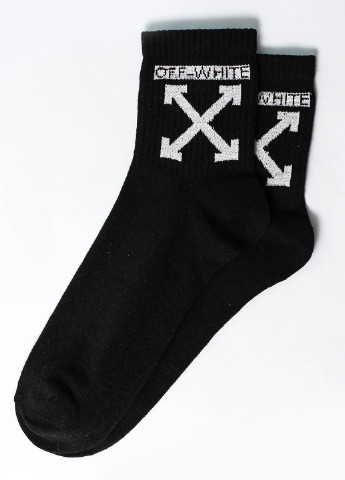Шкарпетки Off-white чорний Rock'n'socks чорні повсякденні