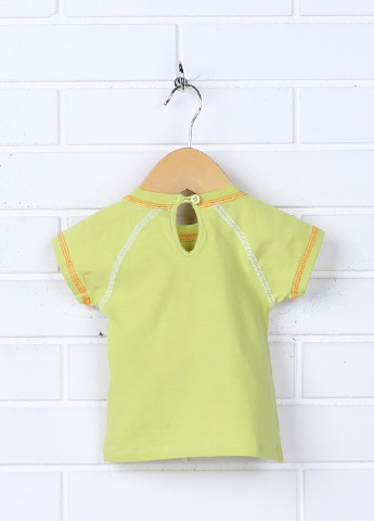 Салатовая летняя футболка с коротким рукавом Motion Wear