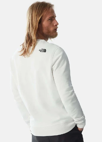 Белый свитшот The North Face логотип без декора (363485347)
