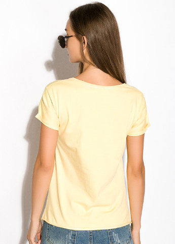 Лимонна літня футболка Time of Style