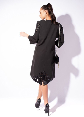 Черное кэжуал платье LibeAmore однотонное
