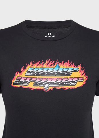 Чорна літня футболка Under Armour