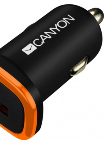 Зарядний пристрій (CNE-CCA01B) Canyon universal 1xusb car adapter (253507371)