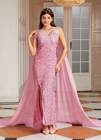 Рожева сукня SHEIN (367748154)