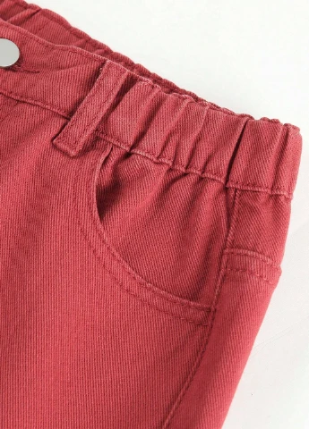 Красные демисезонные карго джинсы SHEIN