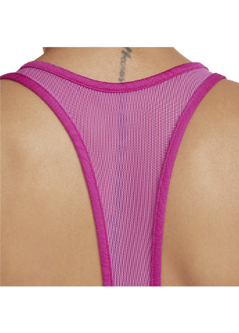 Розовый бра mid impact flawless women's training bra Puma полиэстер, эластан