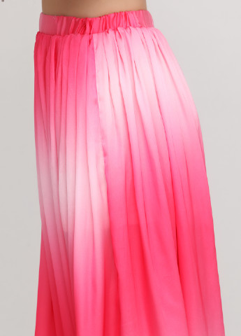 Коралловая кэжуал градиентной расцветки юбка Traffic People а-силуэта (трапеция)