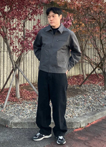 Темно-сірий світшот Uniqlo однотонний без декору (326092482)